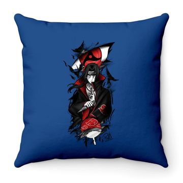Discover Anime Uchiha Itachi Throw Pillow