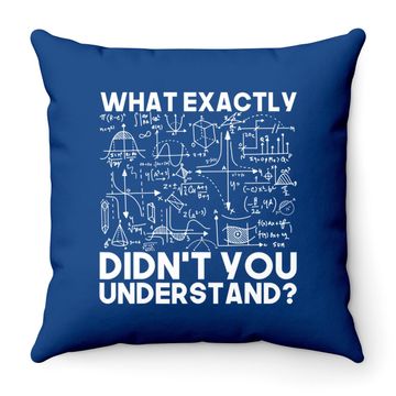 Discover Science Gift Idea Physicist Math Physics Throw Pillow