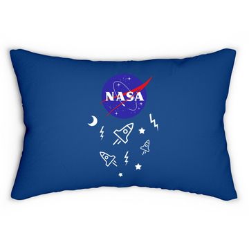 Discover Nasa Astronaut Space Travel Lumbar Pillow