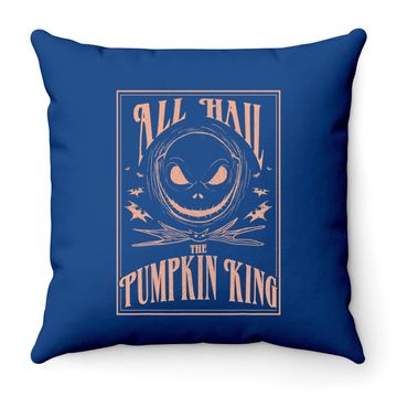 Discover The Nightmare Before Christmas Hail The Pumpkin King Throw Pillow