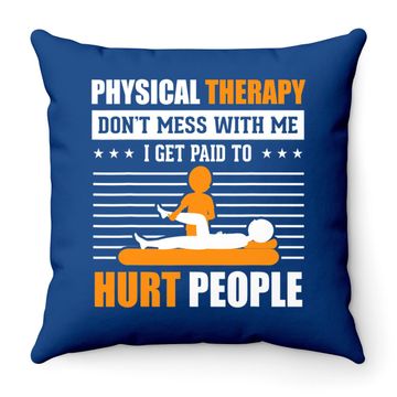 Discover Pt Physical Therapy Gift Therapist Month Throw Pillow