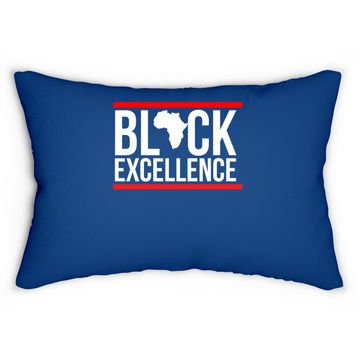 Discover Black Excellence African American Lumbar Pillow