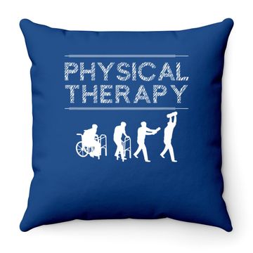 Discover Physical Therapy Throw Pillow