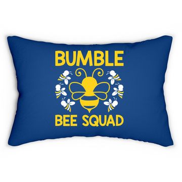 Discover Bumble Bee Squad Team Group Family & Friends Lumbar Pillow