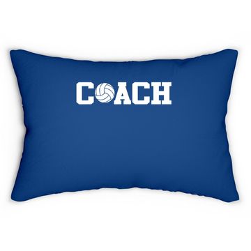 Discover Volleyball Coach Lumbar Pillow