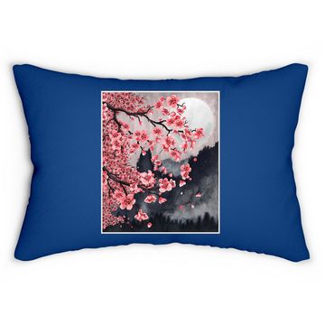 Discover Sakura Japanese Cherry Blossom Japanese Tree Lumbar Pillow