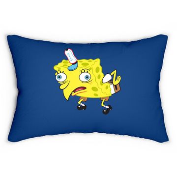 Discover Spongebob Meme Isn't Even Lumbar Pillow