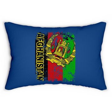 Discover Vintage Afghanistan Flag Lumbar Pillow