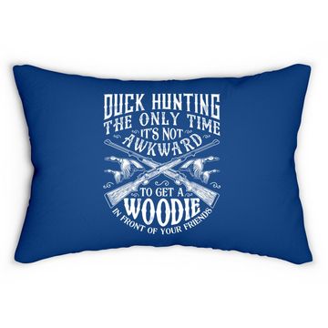 Discover Duck Hunting Friends Lumbar Pillow
