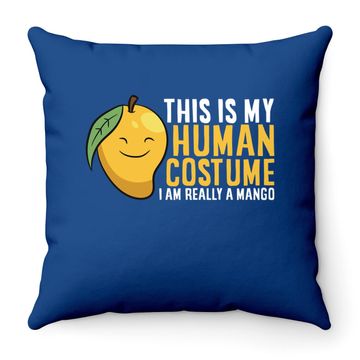Discover Mango Fruit Halloween Mango Throw Pillow