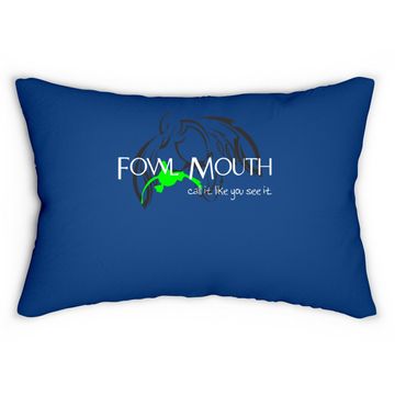 Discover Fowl Mouth Duck Hunting Lumbar Pillow