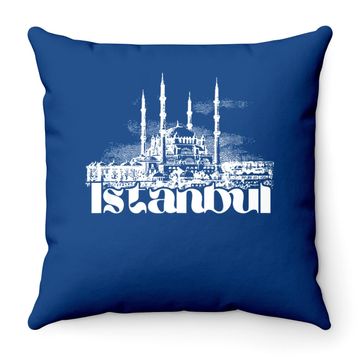 Discover Istanbul Turkey Throw Pillow