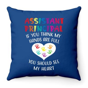 Discover Assistant Principal Cute Teacher Appreciation Throw Pillow