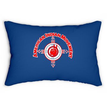 Discover American Indian Movement Lumbar Pillow