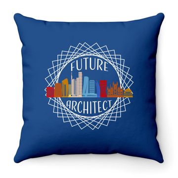Discover Future Architect Throw Pillow