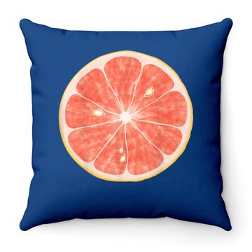 Discover Citrus Grapefruit Fruit Costume Throw Pillow