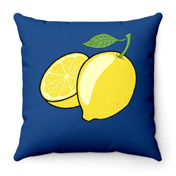 Discover Lemon Throw Pillow