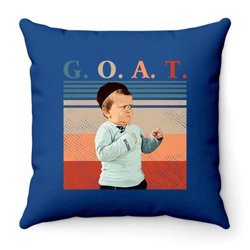 Discover Vintage Goat Mma Hasbulla Fighting Meme Customized Handmade Throw Pillow