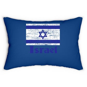 Discover Flag Of Israel Lumbar Pillow
