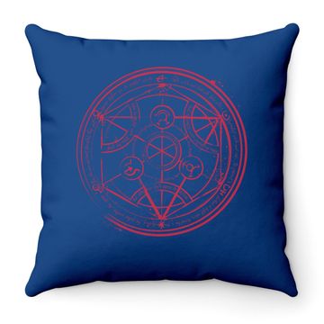 Discover Fullmetal Alchemist Transmutation Circle Throw Pillow