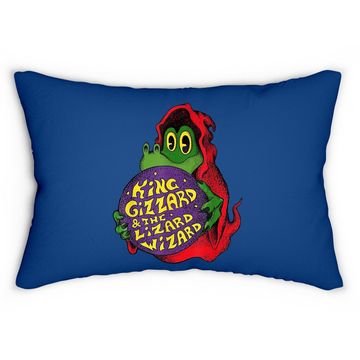 Discover King Gizzard The Lizard Gift Wizard Lumbar Pillow