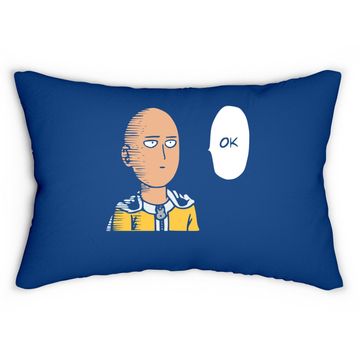 Discover One-punch Anime Saitama Lumbar Pillow