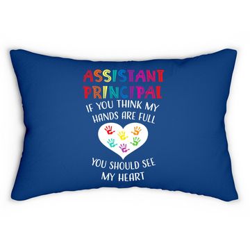 Discover Assistant Principal Cute Teacher Appreciation Lumbar Pillow