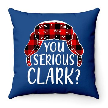Discover You Serious Clark? Throw Pillow