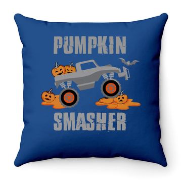 Discover Pumpkin Smasher Jack O' Lantern Halloween Toddler Throw Pillow