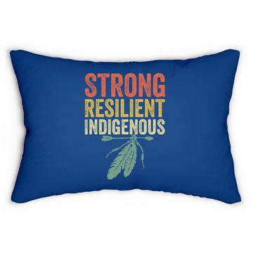 Discover Strong Resilient Indigenous People Day Lumbar Pillow