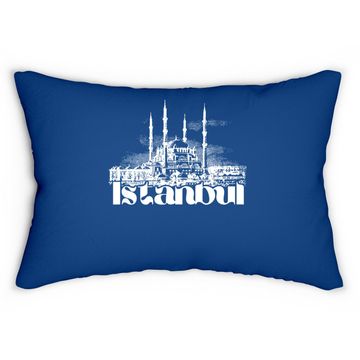 Discover Istanbul Turkey Lumbar Pillow