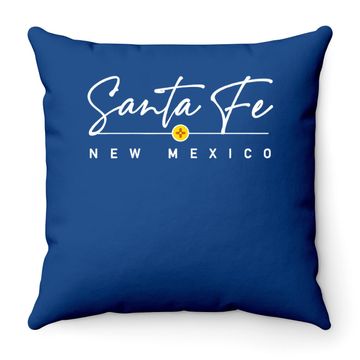 Discover Santa Fe, New Mexico Throw Pillow