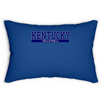 Discover Kentucky Volleyball Lumbar Pillow