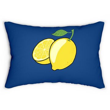 Discover Lemon Lumbar Pillow