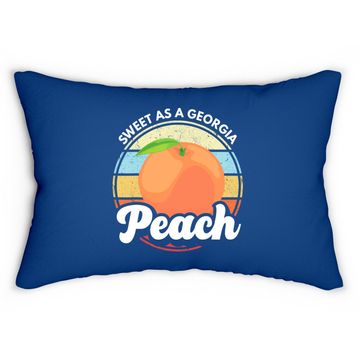 Discover Sweet As A Georgia Peach Lumbar Pillow