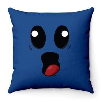Discover Ghost Face Halloween Throw Pillow