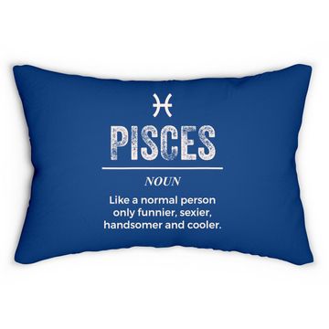 Discover Pisces Definition Apparel Lumbar Pillow