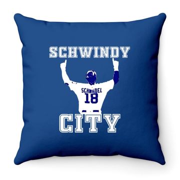 Discover Schwindy City Baseball Throw Pillow