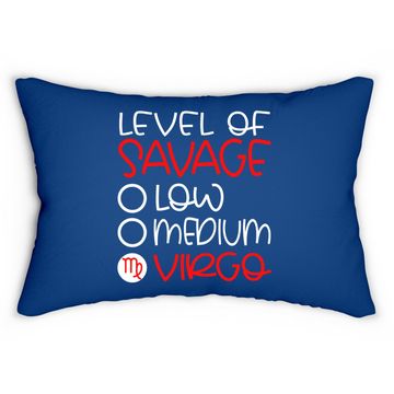 Discover Virgo Zodiac Sign Birthday Savage August September Lumbar Pillow