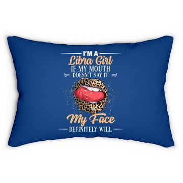 Discover I Am A Libra Girl Lumbar Pillow