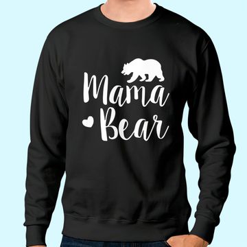 Discover ZILIN Women's Mama Bear Sweatshirt Short Sleeve Lettering Graphic Cute Tees Summer Tops