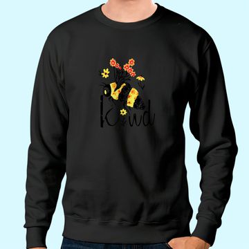 Discover Bee Kind Graphic Floral Sweatshirt