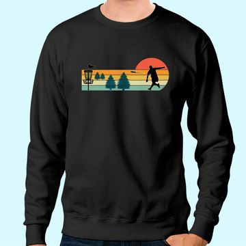 Discover Cool Retro Disc Golf Sport Sweatshirt