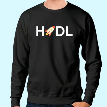 Discover Funny HODL Bitcoin Dogecoin Shiba Inu Cryptocurrency Sweatshirt Sweatshirt