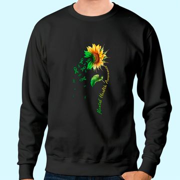 Discover Mental Health Awareness Sunflower Sweatshirt