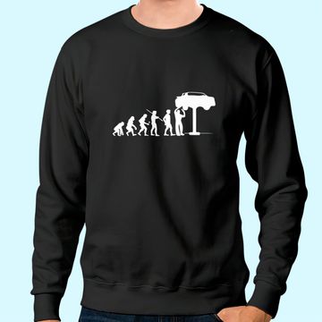 Discover Evolution Mechanic Funny Sweatshirt Automotive Technician Gift