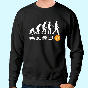 Discover Bitcoin Evolution of Money | A BTC Crypto Sweatshirt