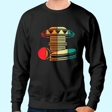 Discover Pinball Retro Vintage Arcade Game Machine Lover Gift Sweatshirt
