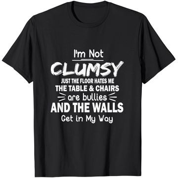 Discover Sarcastic Men's T-Shirt I'm Not Clumsy