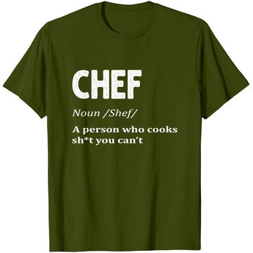 Discover Chef Men's T Shirt Definition